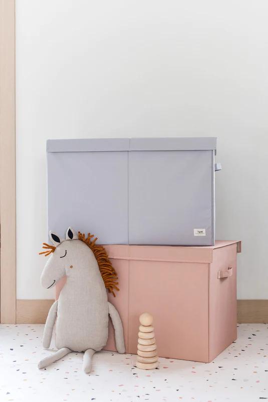 Recycled Fabric Folding Storage Chest 3sprouts.ca