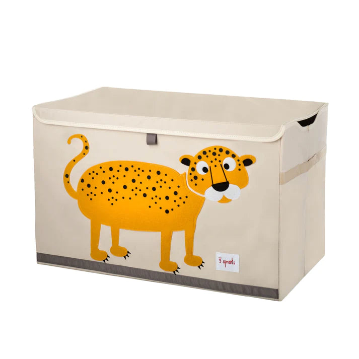 leopard toy chest