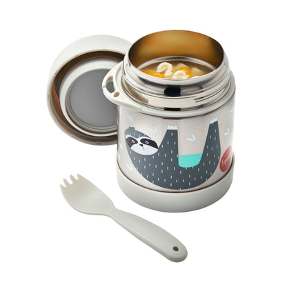 sloth stainless steel food jar