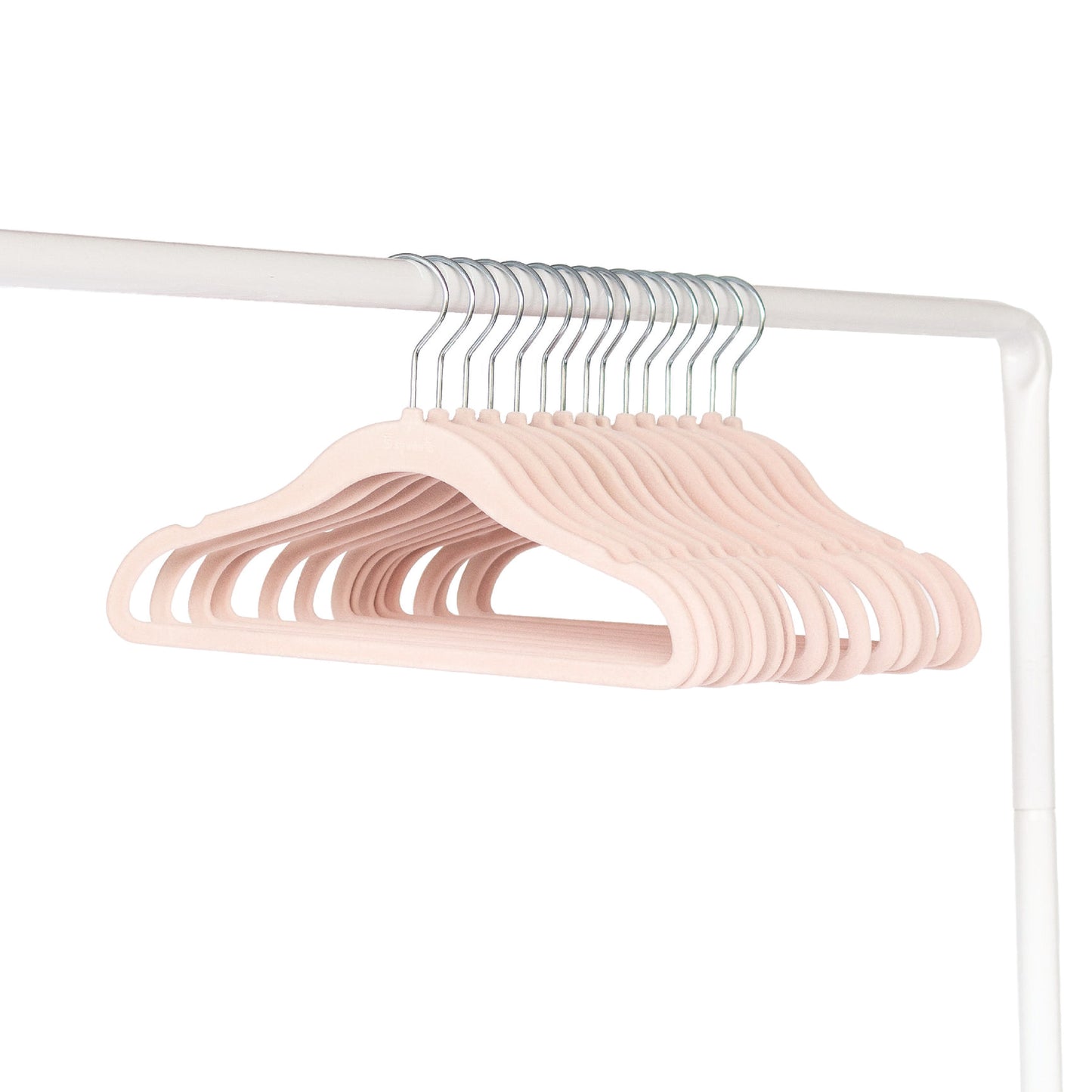 pink velvet non-slip hangers (30 per set)