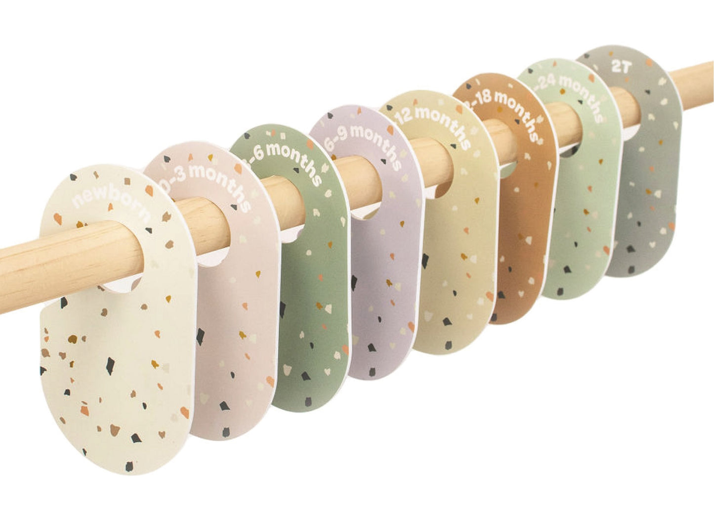 closet dividers (newborn to 24 months) - terrazzo