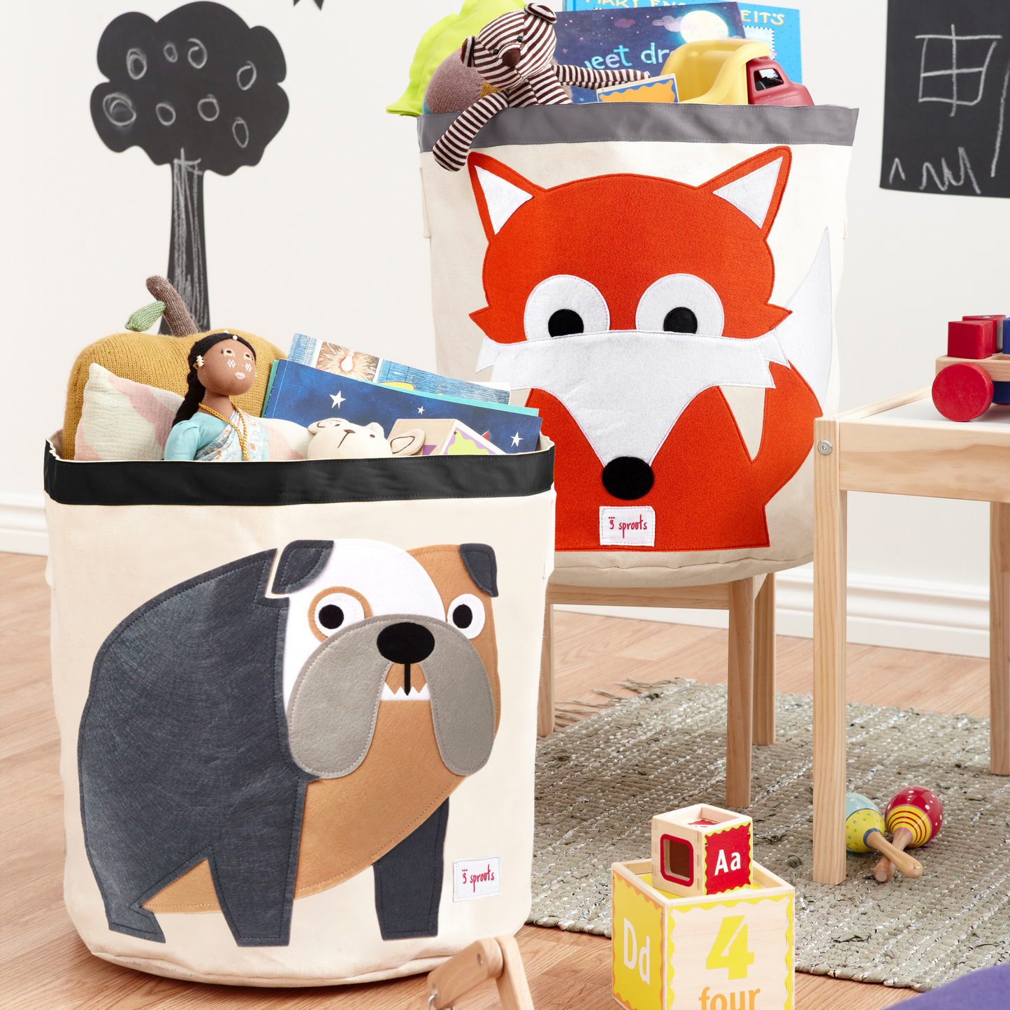 fox storage bin