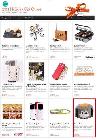 Martha Stewart Holiday Gift Guide 2011