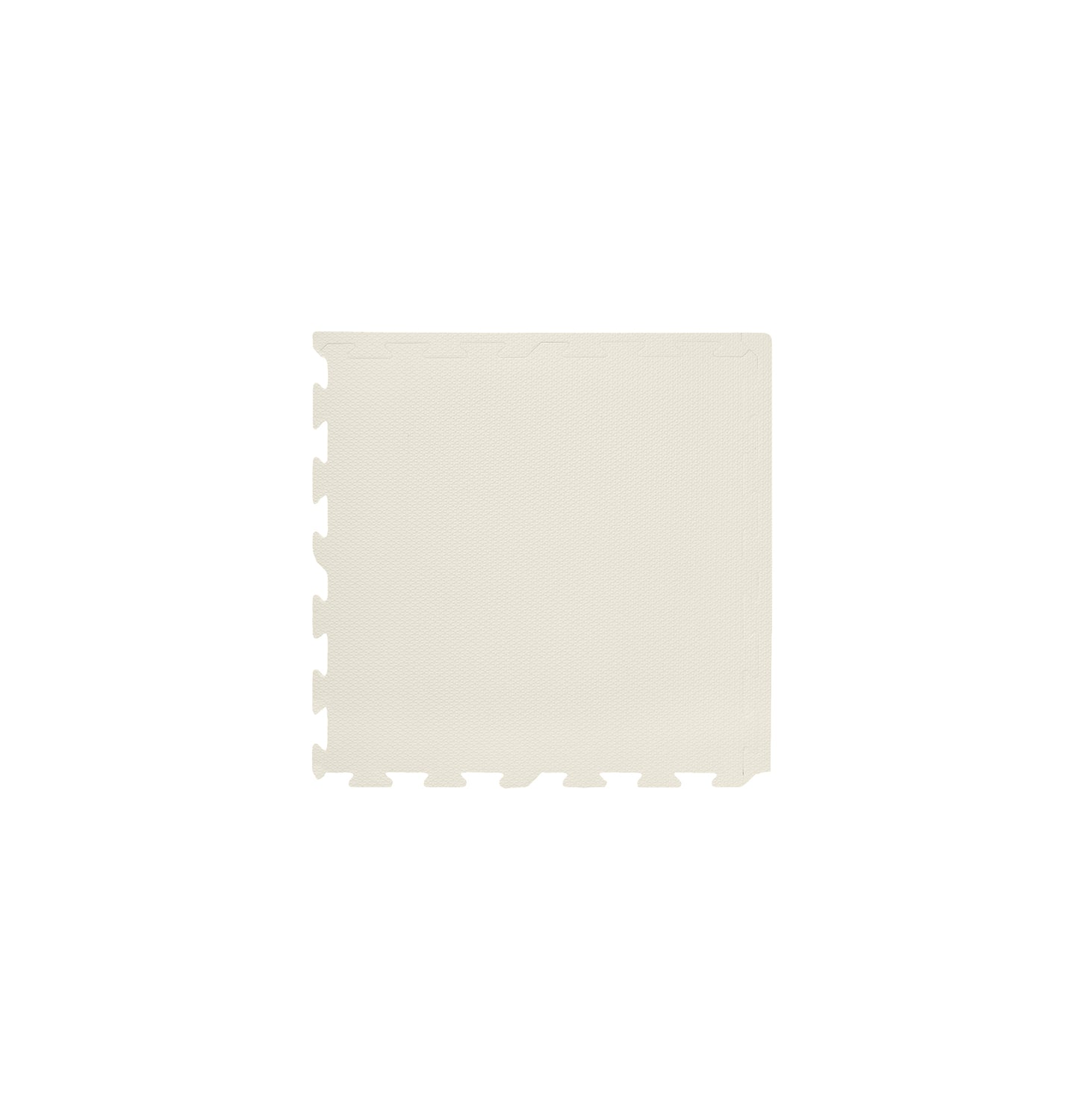 cream EVA foam play mat