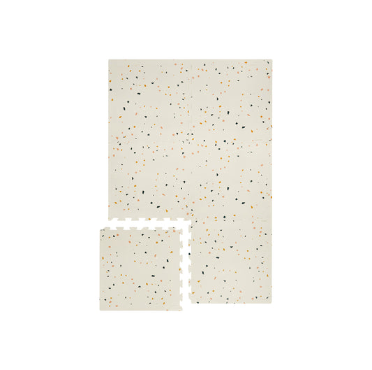 terrazzo cream EVA foam play mat