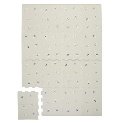blueberry taupe EVA foam puzzle mat