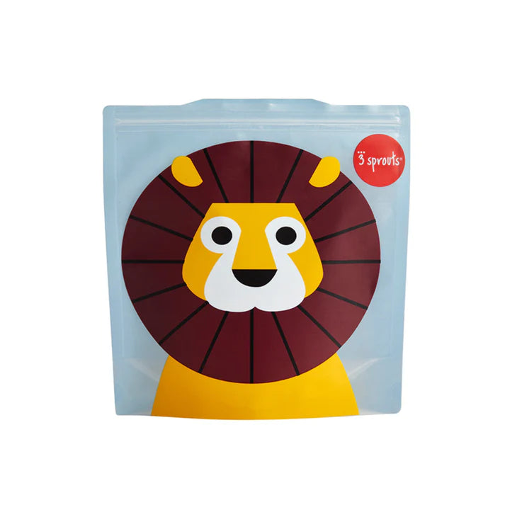 lion sandwich bag (2 Pack)