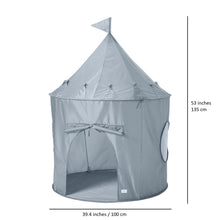 Load image into Gallery viewer, blue recycled fabric play tent
