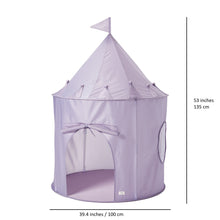 Load image into Gallery viewer, purple recycled fabric play tent
