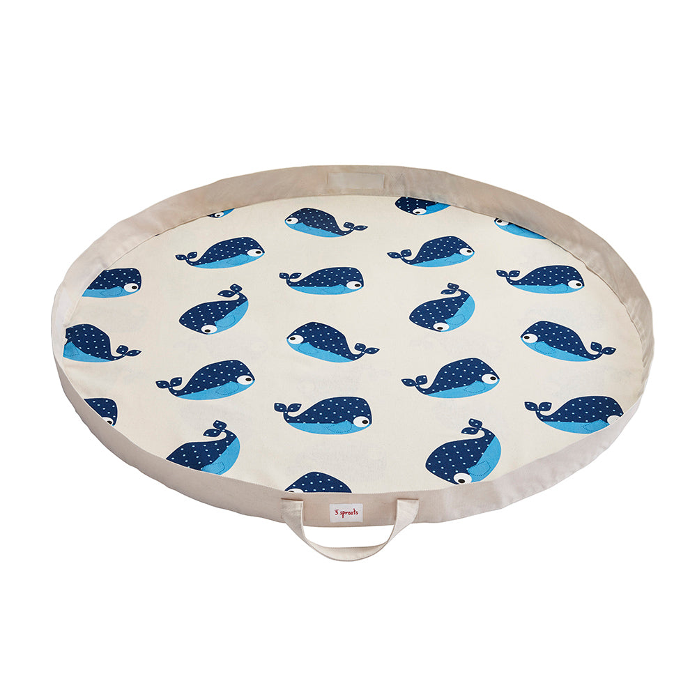 whale play mat bag - 3 Sprouts - 2