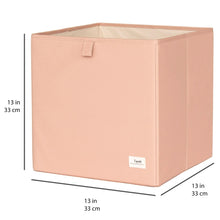 Load image into Gallery viewer, clay recycled fabric storage box
