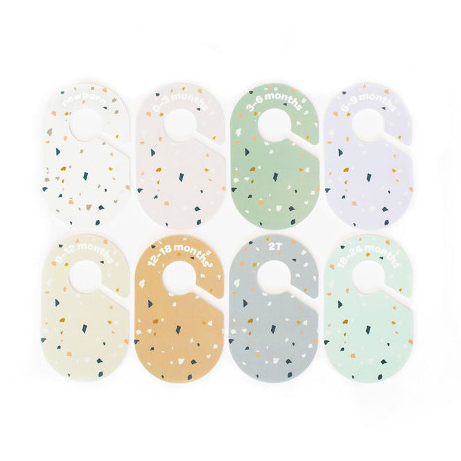 closet dividers (newborn to 24 months) - terrazzo