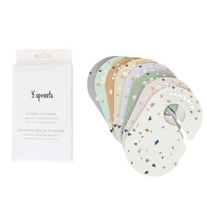 closet dividers (newborn to 24 months) - terrazzo