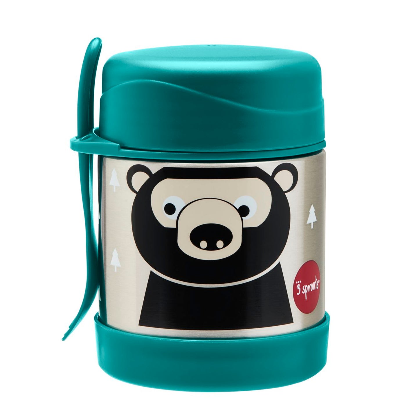bear stainless steel food jar