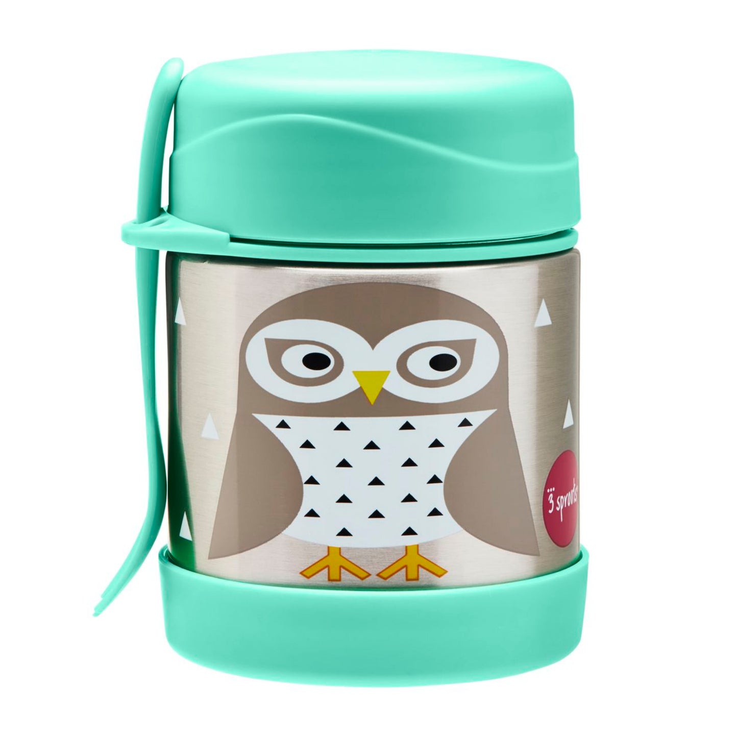 owl stainless steel food jar