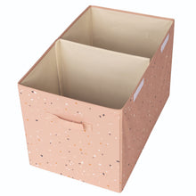 Load image into Gallery viewer, terrazzo clay recycled fabric folding storage chest

