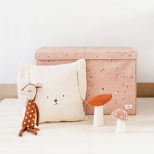 Load image into Gallery viewer, terrazzo clay recycled fabric folding storage chest
