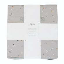 Load image into Gallery viewer, terrazzo light gray recycled fabric folding storage chest
