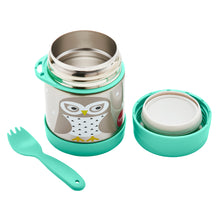 Load image into Gallery viewer, owl stainless steel food jar
