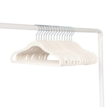 Load image into Gallery viewer, cream velvet non-slip hangers (30 per set)
