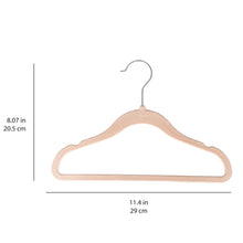 Load image into Gallery viewer, hazelnut velvet non-slip hangers (30 per set)
