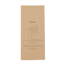 Load image into Gallery viewer, terrazzo palest pink recycled fabric multi-bin toy organizer
