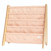 Load image into Gallery viewer, terrazzo clay recycled fabric book rack
