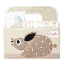 Load image into Gallery viewer, rabbit diaper caddy
