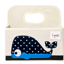 Load image into Gallery viewer, whale diaper caddy
