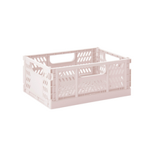Load image into Gallery viewer, modern folding crate - pink - 2 sizes available
