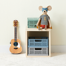 Load image into Gallery viewer, modern folding crate - light gray - 2 sizes available
