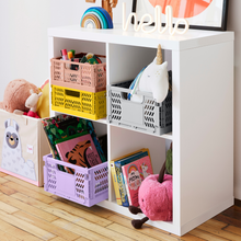 Load image into Gallery viewer, modern folding crate - light gray - 2 sizes available
