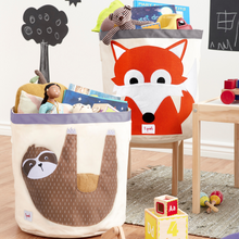 Load image into Gallery viewer, sloth storage bin
